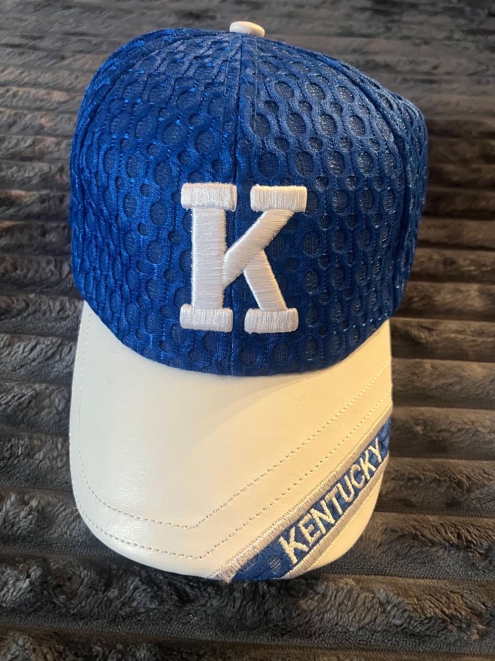 Blue & White 'K' Kentucky Baseball Cap